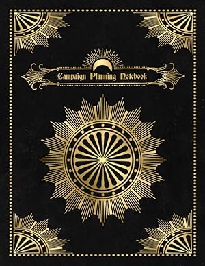 Campaign Planning Notebook Black Edition — DM Journal for D&D, RPG & Pathfinder